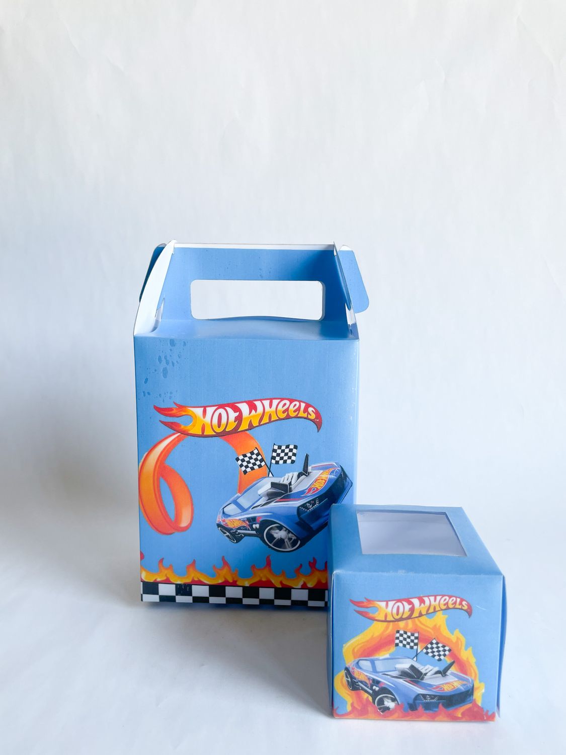Party Pack Box WITH matching cupcakes: Hot Wheels Inspired