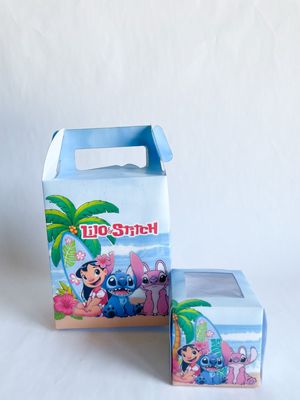 Party Pack Box WITH matching cupcakes: Lilo &amp; Stitch Inspired