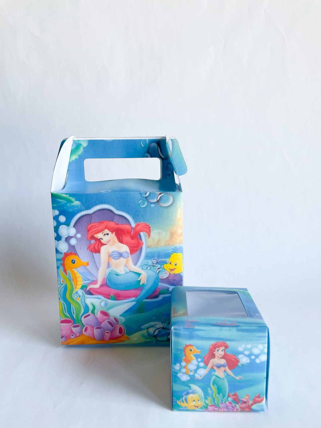 Party Pack Box WITH matching cupcakes: Little Mermaid Inspired