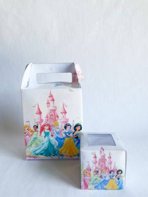 Party Pack Box WITH matching cupcakes: Royal Princess Inspired