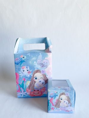 Party Pack Box WITH matching cupcakes: Mermaid Dreams