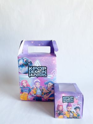 Party Pack Box WITH matching cupcakes: K-Pop Demon Hunters Inspired