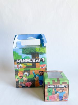 Party Pack Box WITH matching cupcakes: Minecraft Inspired