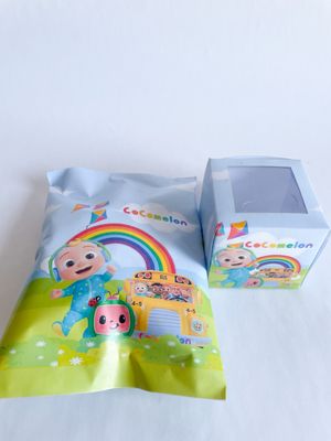 Party Pack Bag WITH matching Cupcake: CocoMelon Inspired