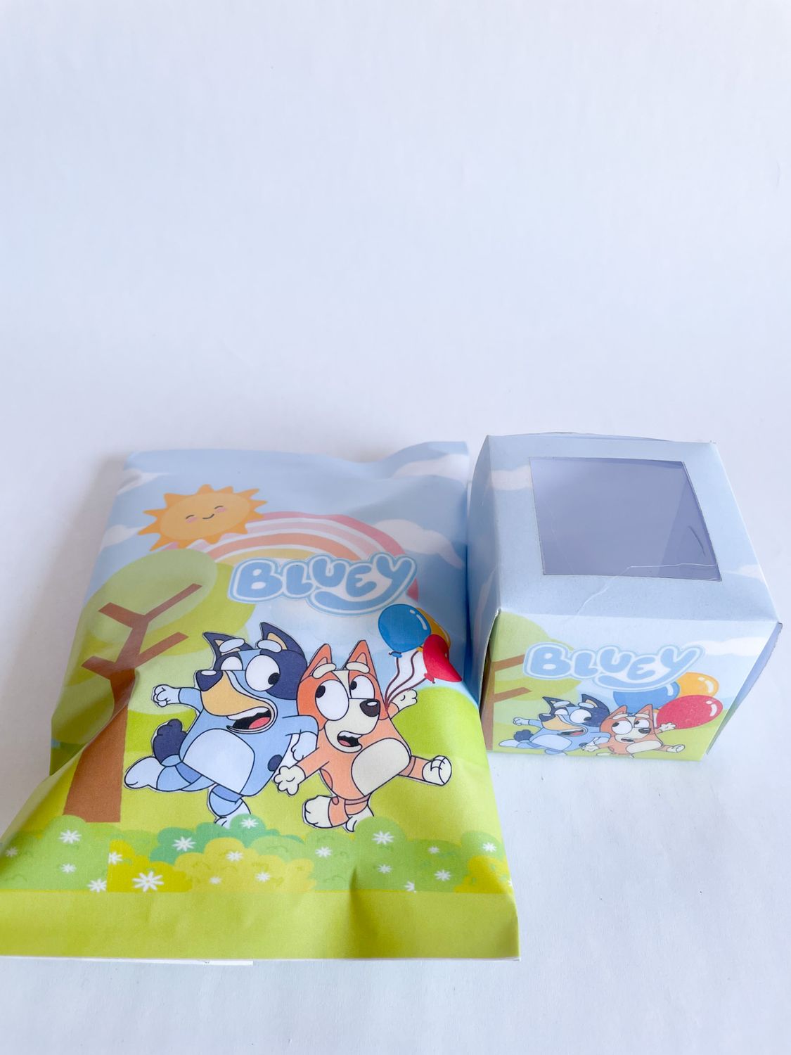 Party Pack Bag WITH matching Cupcake: Bluey Inspired
