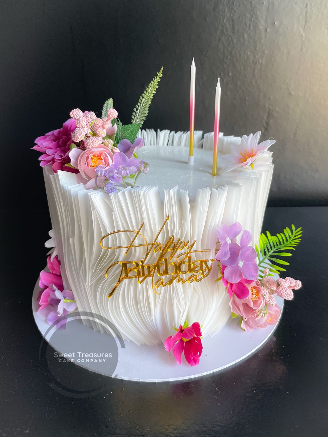 Wafer Paper Single tier Cake