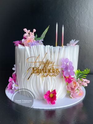 Wafer Paper Single tier Cake