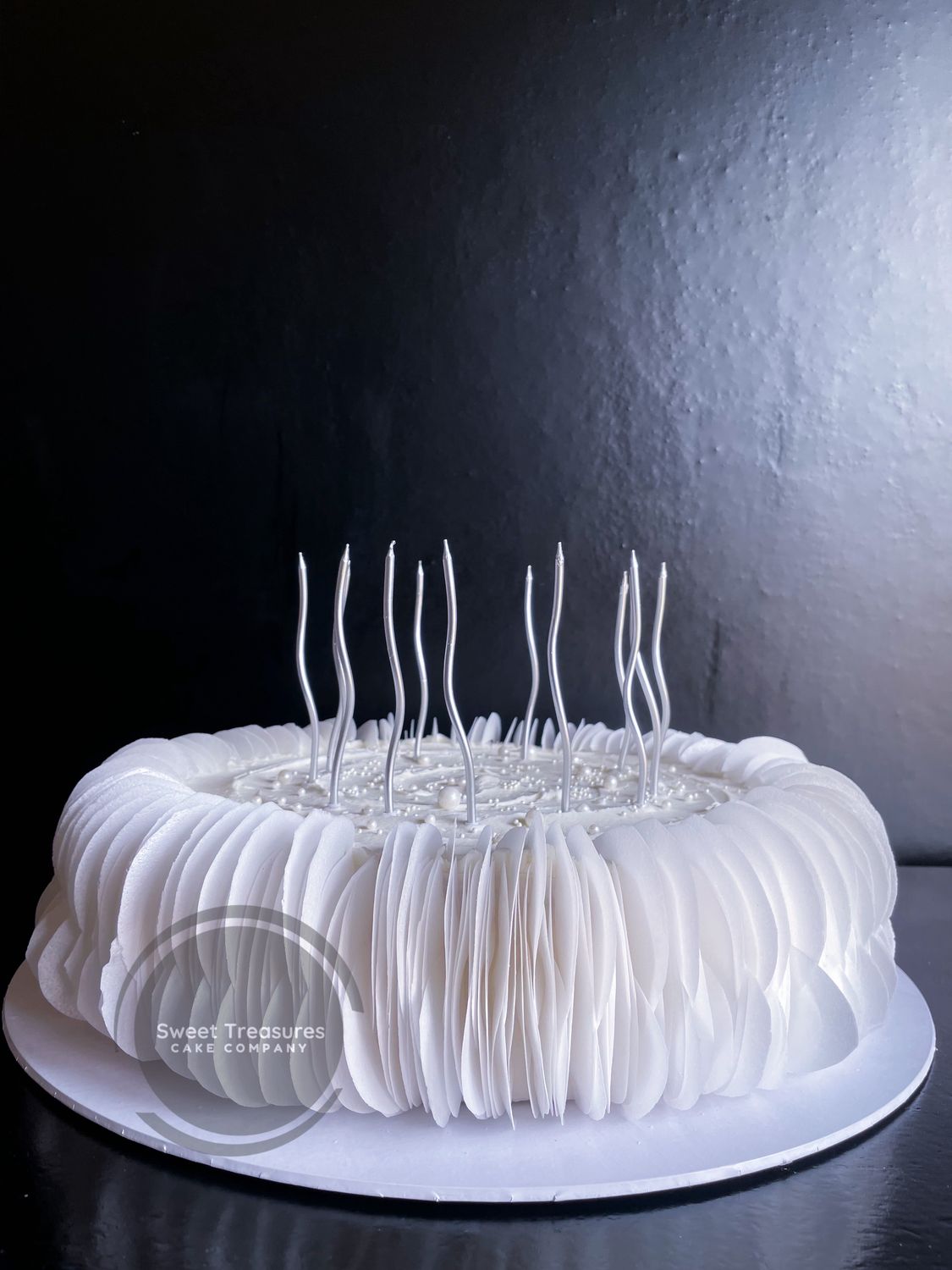 Wafer Paper Single tier Cake