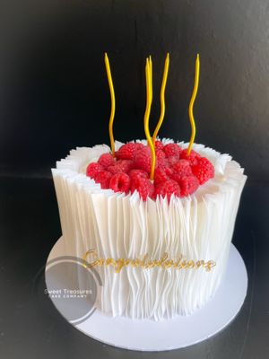 Wafer Paper Single tier Cake