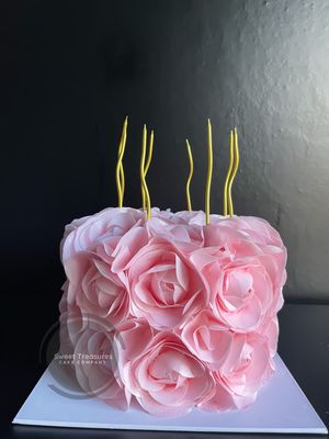 Wafer Paper Single tier Cake