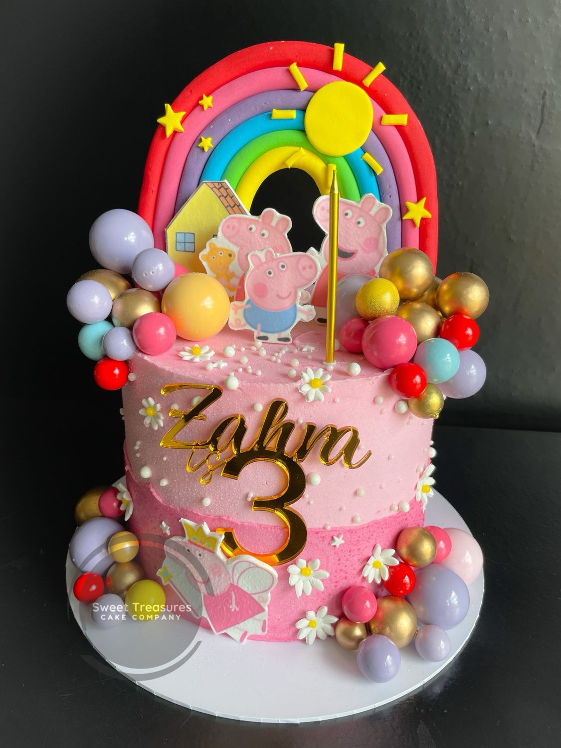 Peppa Pig Single tier cake