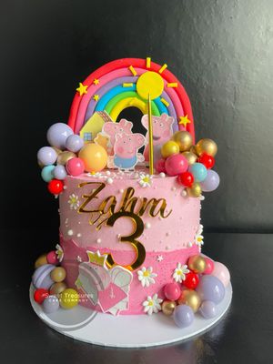 Peppa Pig Single tier cake