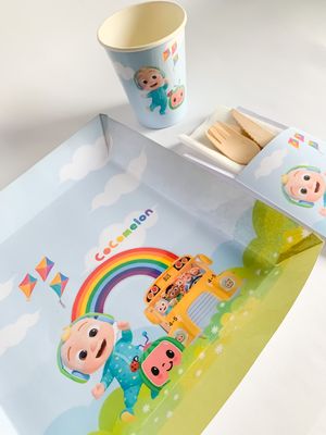 Disposable Tableware: CocoMelon Inspired