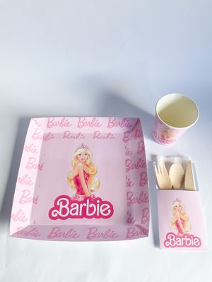 Disposable Tableware: Barbie Inspired
