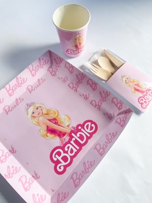 Disposable Tableware: Barbie Inspired