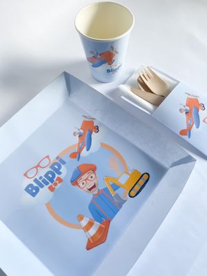 Disposable Tableware: Blippi Inspired
