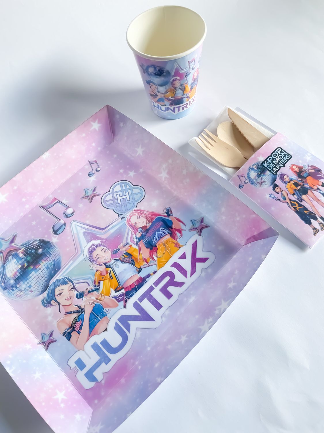 Disposable Tableware: KPop Demon Hunters Inspired