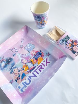 Disposable Tableware: KPop Demon Hunters Inspired