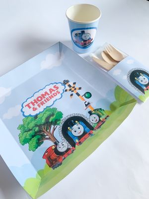 Disposable Tableware: Thomas the Engen Inspired