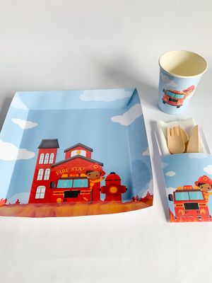 Disposable Tableware: Fire Engen