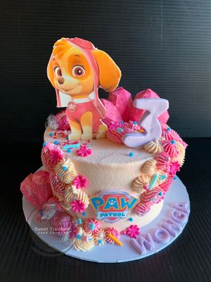 Paw Patrol Inspired Single tier cake