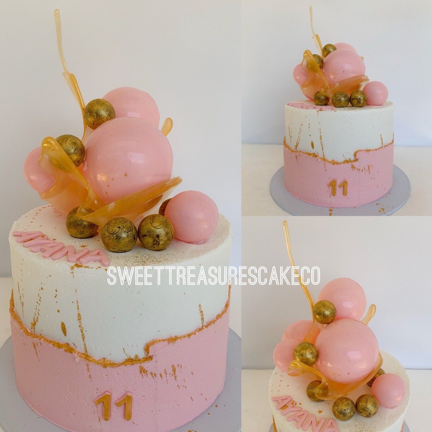 Fault Line Single tier Cake