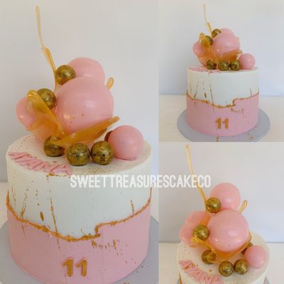 Fault Line Single tier Cake