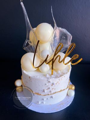 Fault Line Single tier Cake