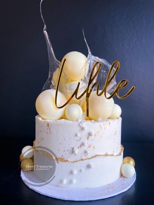 Fault Line Single tier Cake