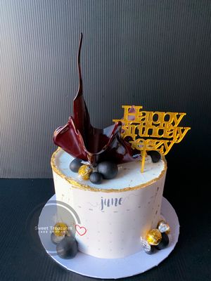 Birthday Calendar Single tier cake