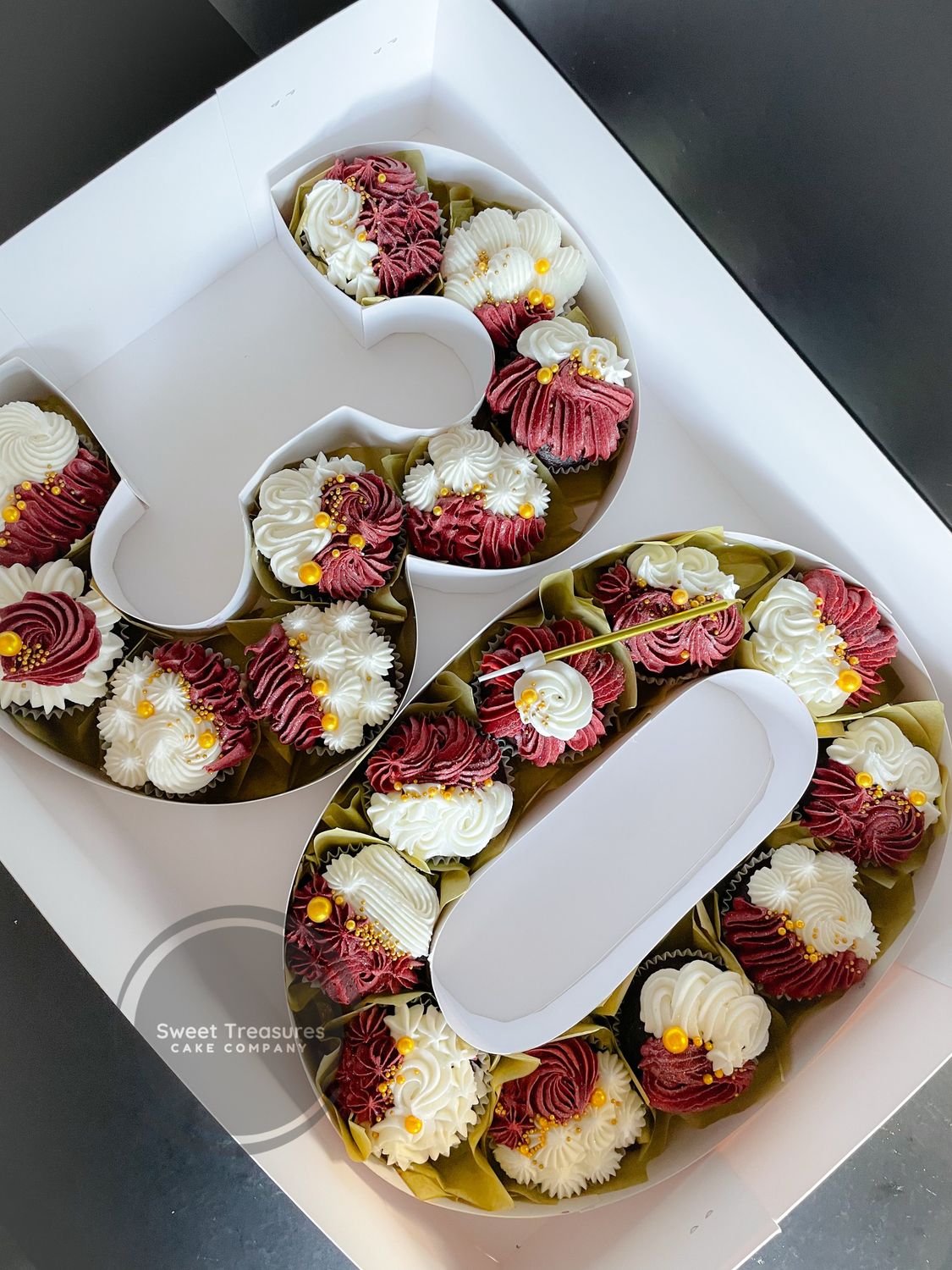 Two Number Cupcake Box Set