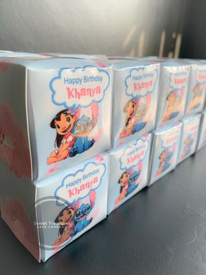 Cupcake Box WITH CUPCAKE:  Lilo and Stitch Inspired