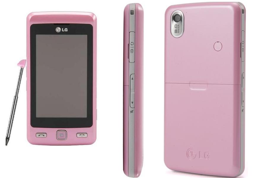 Розовые мобильные телефоны. LG kp500. LG kp500 Pink. LG cookie kp500. LG kp300.