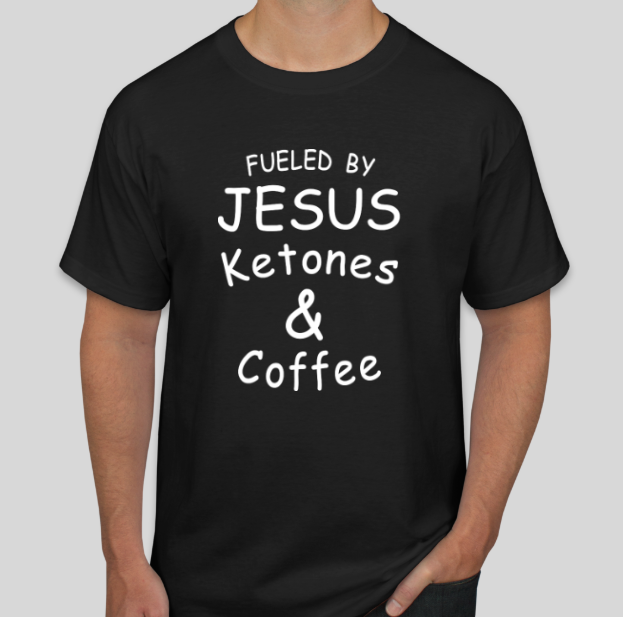 Jesus Ketones and coffee logo front only