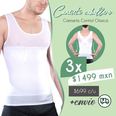 Promo Camisetas Control Clásicas  Talle Corto Y Largo