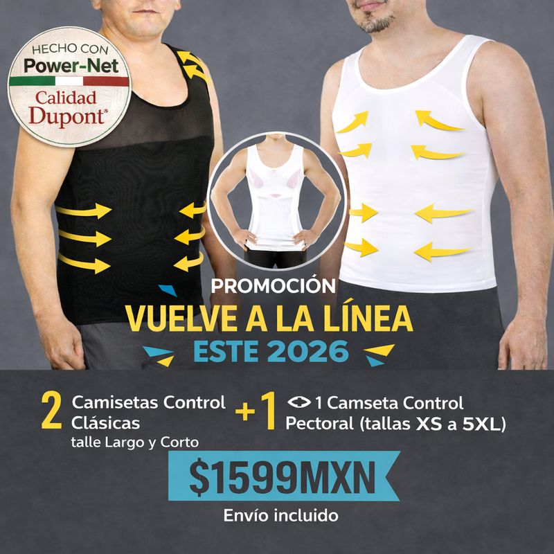 Promo Especial Camisetas Control Caballero