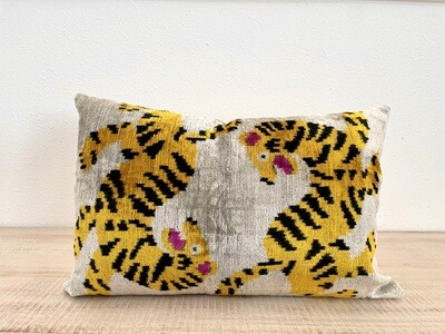 Atelier Ikat Tiger Pillow