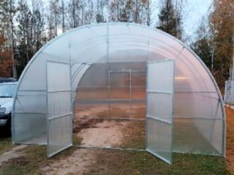 KLASSE Gewächshaus - Treibhaus FARMER 5m breit, 6 mm Polikarbonat MIT  VERSAND KOSTEN!