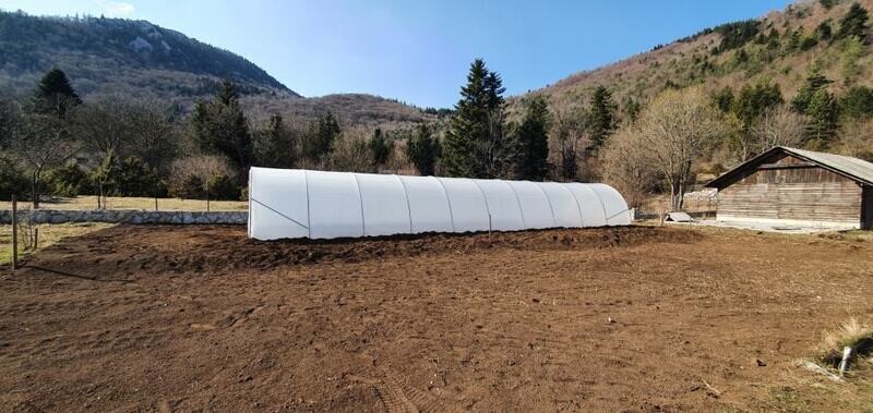 TOP - Gewächshaus HOBBY/PROFI TUNNEL 4m Breite - EU Produktion