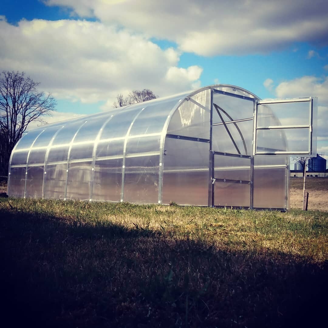 TOP GEWÄCHSHAUS CLASSIC BALTICUS - Schneelast bis zu 180 kg / m2 - B 3 m x Länge nach 2m + 4/6 mm Polycarbonat + Versand