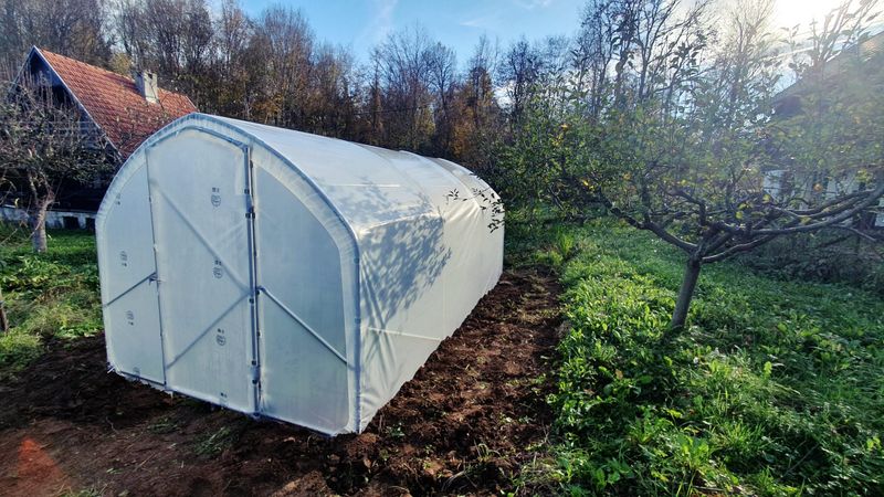 TOP - Gewächshaus HOBBY/PROFI HOUSE ohne seitliche Öffnung + 2x Türen