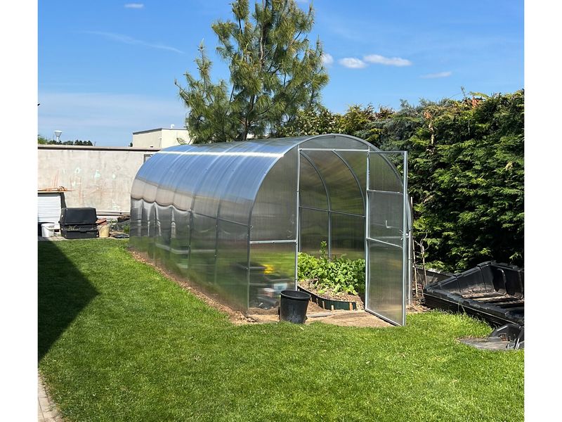 Top Gewächshaus AGROSFERA GRETA, Breite 2 m – TOP Polycarbonat PALRAM 800 g/m²