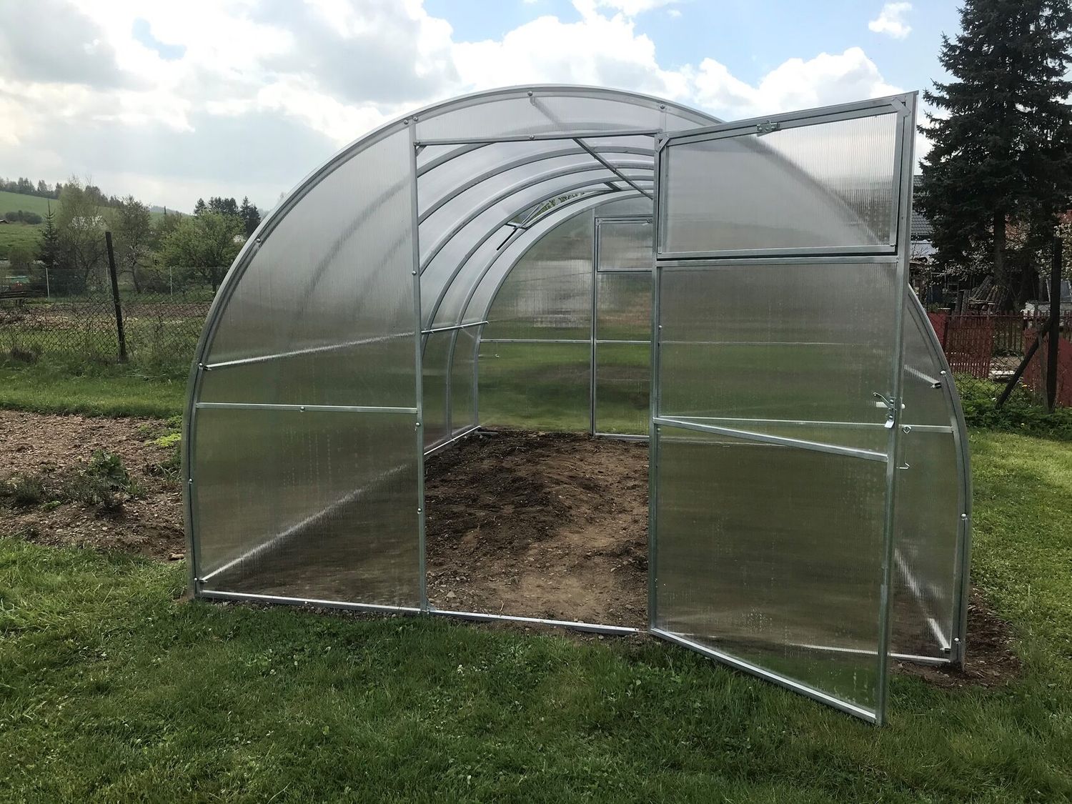 Top Gewächshaus AGROSFERA GULLIVER, Breite 3 m – Tragfähigkeit 150 kg/m²