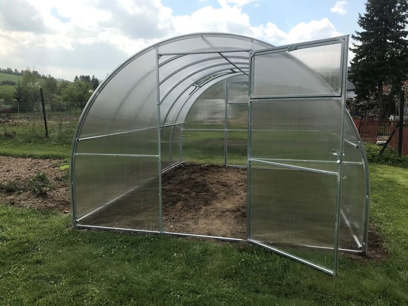 Top Gewächshaus AGROSFERA GULLIVER, Breite 3 m – Tragfähigkeit 150 kg/m²