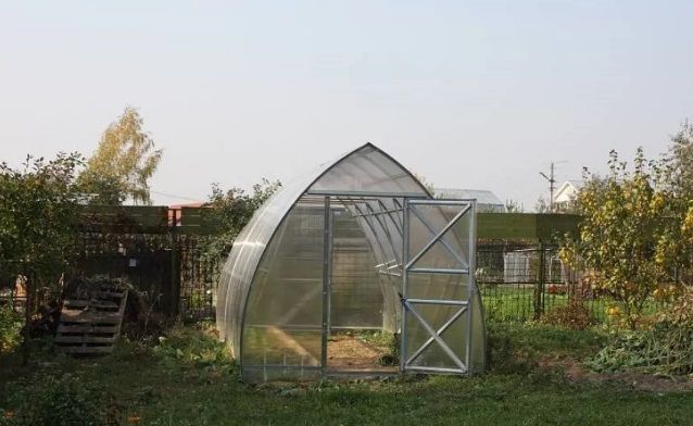 TOP GEWÄCHSHAUS STRELKA 2 - Schneelast bis zu 450 kg/m2 - THERMO - B 2,6 m x Länge nach 2m + 4/6 mm Polycarbonat + Versand