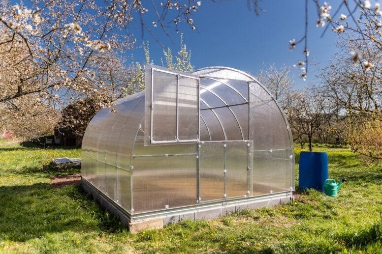 TOP GEWÄCHSHAUS CLASSIC TUBE - Schneelast bis zu 220 kg/m2 - B 3m x Länge nach 2m + 4/6 mm Polycarbonat + Versand