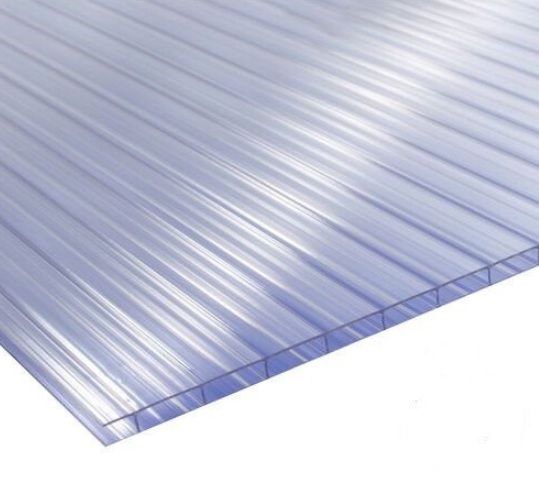 Polycarbonat 4 mm, klar, 2,1x6m; 550 g/m2