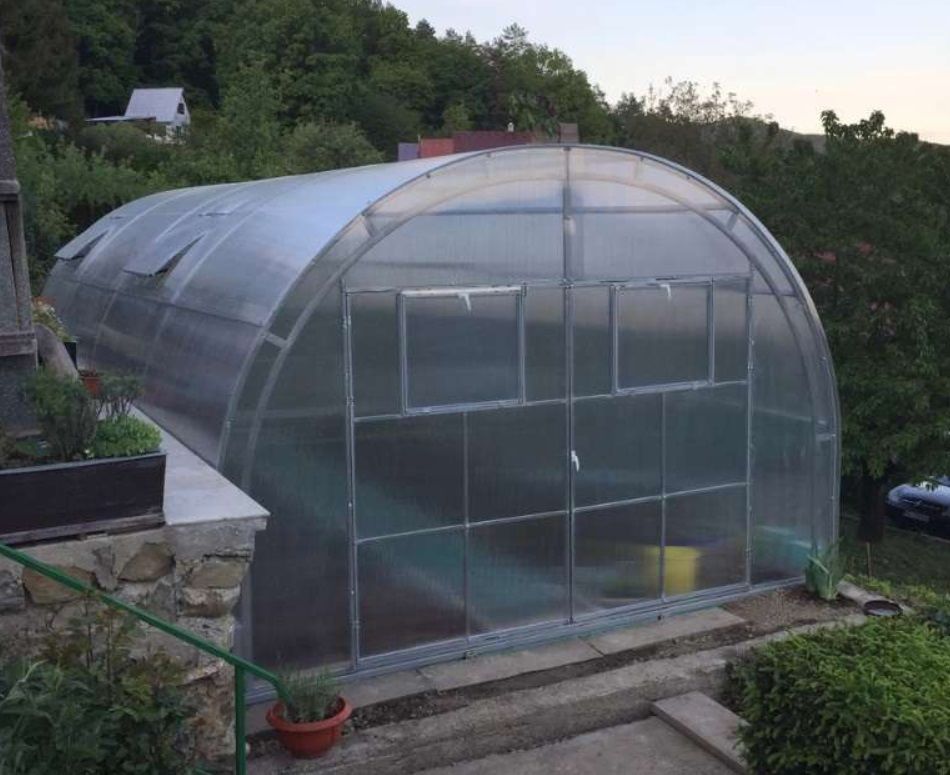 TOP Gewächshaus - Treibhaus GOLEM - TOP PREIS inkl. VERSAND - B 4m - L 4m + Polycarbonat 4, 6, 10 mm