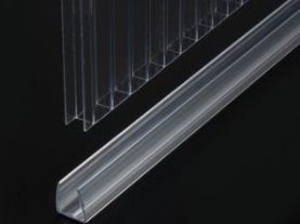 Abschlussprofil für Polycarbonatplatten PC-U