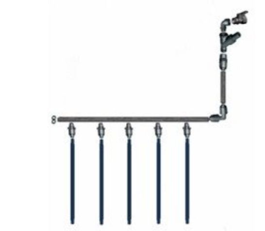 Bewässerungssystem KLASIKA STRIPE (70 m2, mit Druck)